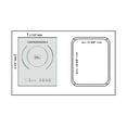 thumbnail image 6 of True Induction TI-1B Built-In 12" Single Induction Glass-Ceramic Cooktop, UL858 Certified, 1750W, 6 of 10