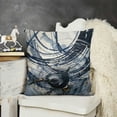 thumbnail image 2 of YINGXI  Blue and Gold Pillow Covers,Abstract Pillow Covers,Navy Blue Pillow Covers,Modern Decorative Throw Pillow Covers for Couch Sofa Living Room Bedroom, Modern Home Decor 24x24in, 2 of 5