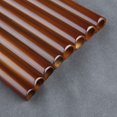 thumbnail image 2 of 8 Pipes Natural Bamboo Mini Portable Pan Flute Chinese Traditional Musical Instrument Brown Pan Pipes Easy to Learn (Right Hand), 2 of 6