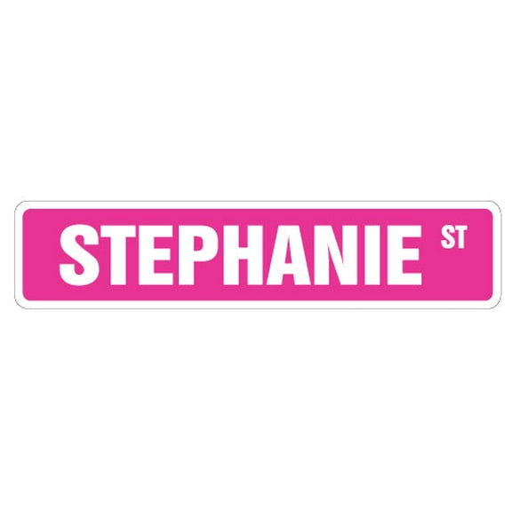 STEPHANIE Street Sign Childrens Name Room Sign | Indoor/Outdoor |  36" Wide