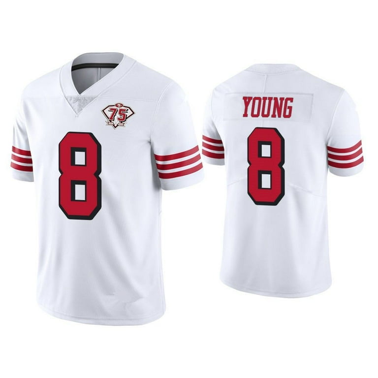 NFL_Jerseys Jersey San Francisco''49ers''MEN Women George Kittle Steve  Young Jerry Rice Trey Lance Jimmy Garoppolo Deebo Samuel 75th Anniversary  Nick Bosa''nfl 