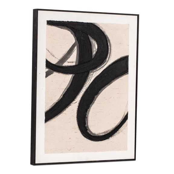 Moe's Home Collection Poet Painting Canvas Multi-Color