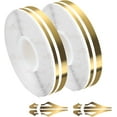 thumbnail image 1 of LAICAIW Pinstripe Tape for Car Vinyl Pin Striping Tape Emblems Trim for Automobile Musical Instrument Home (Gold), 1 of 7