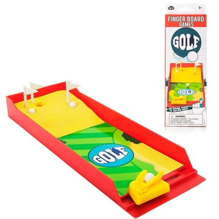 NPW-USA NP22001 Travel Golf, Contains 1 base board, 3 mini golf balls, 1 trigger and 3 flags. By