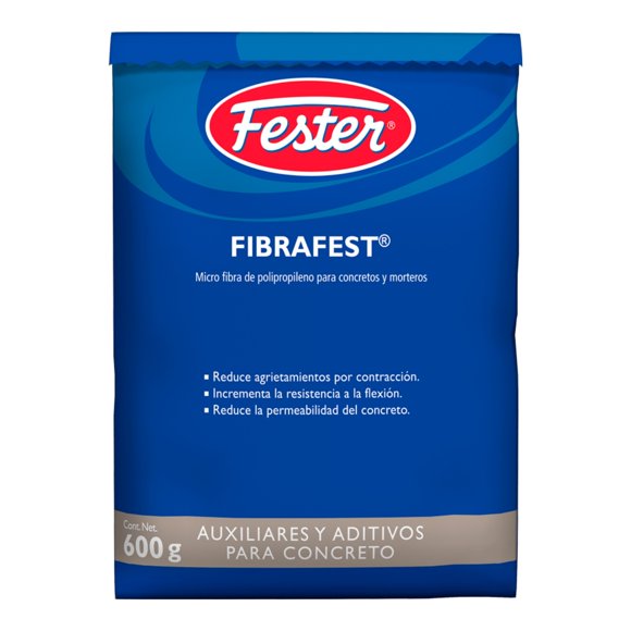 Micro Fibra de Polipropileno Fester para Concretos y Morteros 600 GR