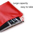 thumbnail image 1 of cremallera de 5 piezas, bolsas de archivo de tela Oxford con carpeta de paquete con cremallera Almacenamiento portátil impermeable para suministros de oficina, accesorios de viaje, 1 of 2