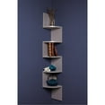 thumbnail image 5 of Danya B. Beech Large Laminate Veneer Corner Wall Mount Shelf, 5 of 7
