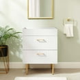 thumbnail image 2 of Vanity Cabinet (Sink not included), White, Wood, Hotel Bedroom Bathroom, Modern Contemporary HB33623, 2 of 9
