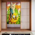 thumbnail image 2 of Cortina de puerta de Adventure Time para puerta, cortina opaca con estampado de patrón, cortina divisoria de ambientes, tapiz para decoración del hogar, 34" de ancho x 56" de largo, 2 of 7