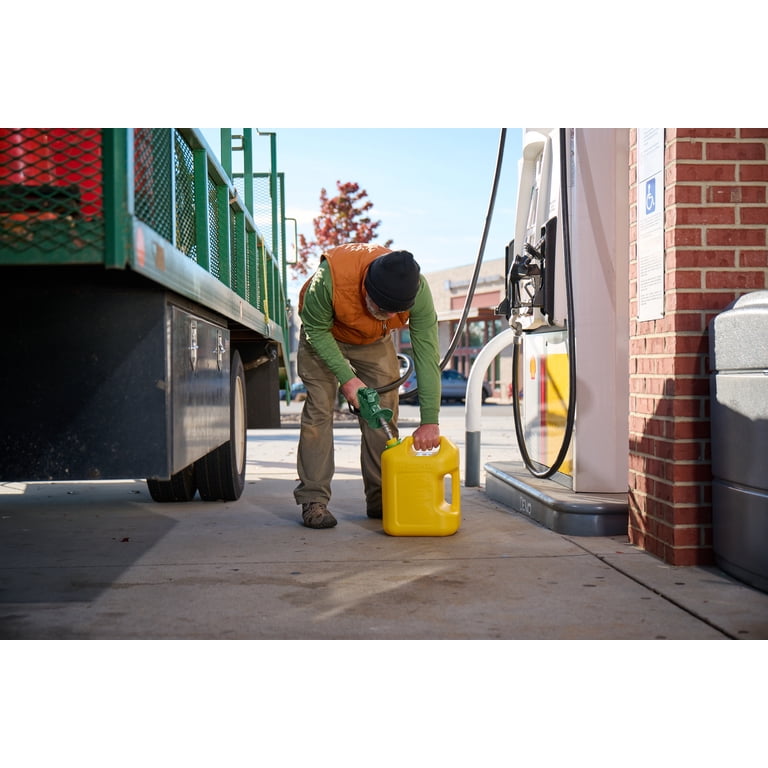 Scepter 5 Gallon SmartControl Diesel Fuel Jug, Dual Handle, Yellow