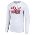 thumbnail image 2 of Men's Starter White Tampa Bay Buccaneers Team Mesh Print Graphic Long Sleeve T-Shirt, 2 of 3