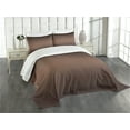 thumbnail image 3 of Ambesonne Ombre Quilted Bedspread Set 3 Pcs, Digital Brown Room, Queen Size, Brown, 3 of 5