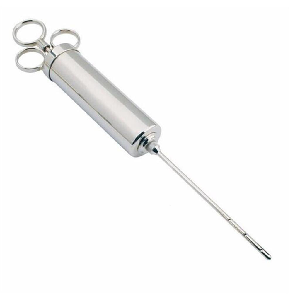 HannLk Meat Injector Syringe Meat Seasoning Injector with 2/3 Marinade Needle