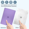thumbnail image 3 of [2022 Upgrade] pour MacBook Pro M1 13 Pouces Cas Mince Fibre de Carbone Conception à la Mode Mince Couverture de Protection Compatible, 3 of 5