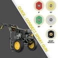 thumbnail image 3 of BLUBERY 3600 PSI Gas Pressure Washer, 2.7 GPM, 212CC, High Power Washer with Hose, Soap Tank & 5 Nozzles, Black, 3 of 9