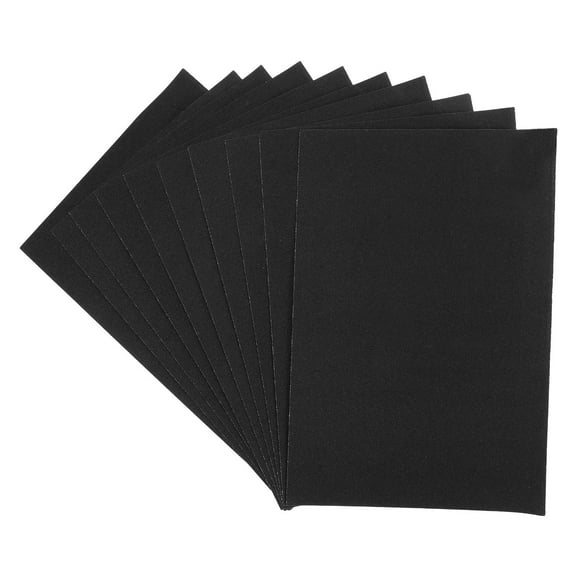 FELTECHELECTR Sandpaper for Graffiti Black 10pcs for Crafting