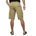 thumbnail image 2 of RAW X Mens Belted 12.5" Inseam Knee Length Cargo Shorts, New Khaki, 36, 2 of 7