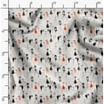 thumbnail image 2 of Soimoi Rayon Fabric Cat Animal Printed Fabric 1 Yard 42 Inch Wide, 2 of 5