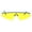 Blue Yellow, variant on Funky Disco Flat Top Robotic Metal Half Rim Shield Triangle Sunglasses All Black
