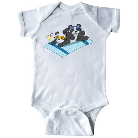 

Inktastic Sunbathing Baby Pandas Gift Baby Boy or Baby Girl Bodysuit