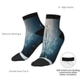 thumbnail image 4 of Uemuo Winter Rabbit Printed Crew Socks, Moisture-Wicking Socks, Athletic Socks for Men Breathable Cushion Socks Casual Sport Socks for Running Traveling, 4 of 6