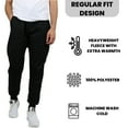thumbnail image 6 of Galaxy by Harvic 3-Pack Mens Slim Fit Fleece Jogger Sweatpants (S-2XL), 6 of 7