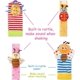 thumbnail image 4 of Ballery Baby Wrist and Socks Rattle, 4Pcs Baby Wrist Rattle Wrist Bell Strap Rattles and Foot Socks Montessori Education Toys for 0-6 Months, 4 of 5