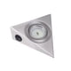 thumbnail image 1 of 13x13cm LED Under Cabinet Lights Under Cabinet Lighting Triangle Mini Shelf Light Stainless Steel Brushed Cupboard Lamp Daylight White for Kitchen Cab, 1 of 3