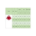 thumbnail image 4 of WIFORNT Bébé Filles Christm Cual Romper Robe Rouge à Manches Longues Étoile Lune Imprimé Froncé Romper avec Bandeau, 4 of 8
