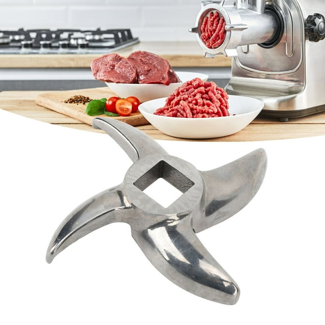 Meat Grinder Cutter Blade, Size 32 High Sharpness Meat Grinder Blade Part Stainless Steel for Maintenance