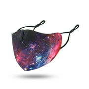 Reusable Washable Pattern Print Neoprene Face Mask Covering (GALAXY 1)