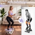 thumbnail image 6 of Leumius Rock Stepper for Exercise,Side-to-Side Stepper Machine with Resistance Bands & Digital Display,Foldable Mini Stepper for Home Workout,Purple, 6 of 8