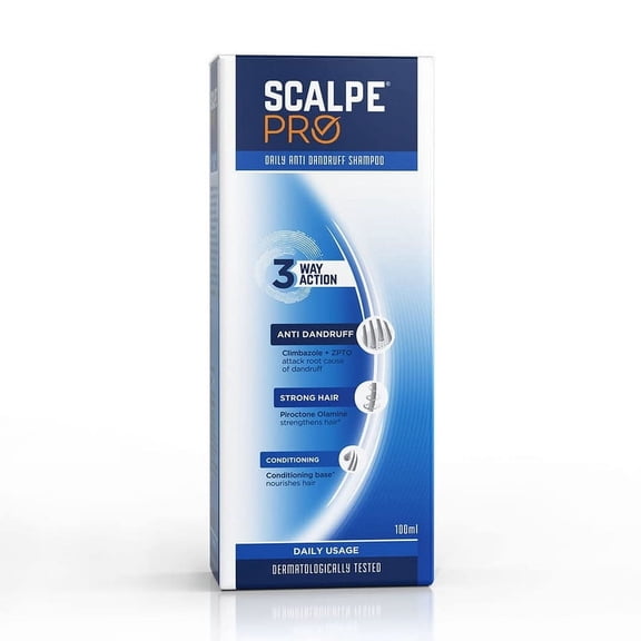 Scalpe Pro Daily Anti-dandruff Shampoo with conditioning base, For Strong and Smooth hair | 100 ml