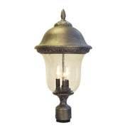 Special Lite Products Glenn Aire Large Post Mount Light with Seedy Glass