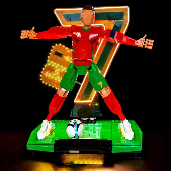 LYBMTWF LED Lighting Kit Compatible with Lego 43016 Ronaldo - Football Legend Building Blocks(NOT Include The Model Bricks)