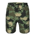 thumbnail image 4 of Disketp Men'S Swim Trunks Hawaiian Breathable Surf Beach Swimsuits Mesh Lining Beach Shorts With Pockets-Camouflage Shark, 4 of 9