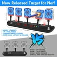 thumbnail image 5 of Electronic Shooting Targets, Nerf Target, 5 Electronic Shooting with Auto Reset, Digital Targets for Age 8 9 10 11 Kids to Shoot, 5 of 6