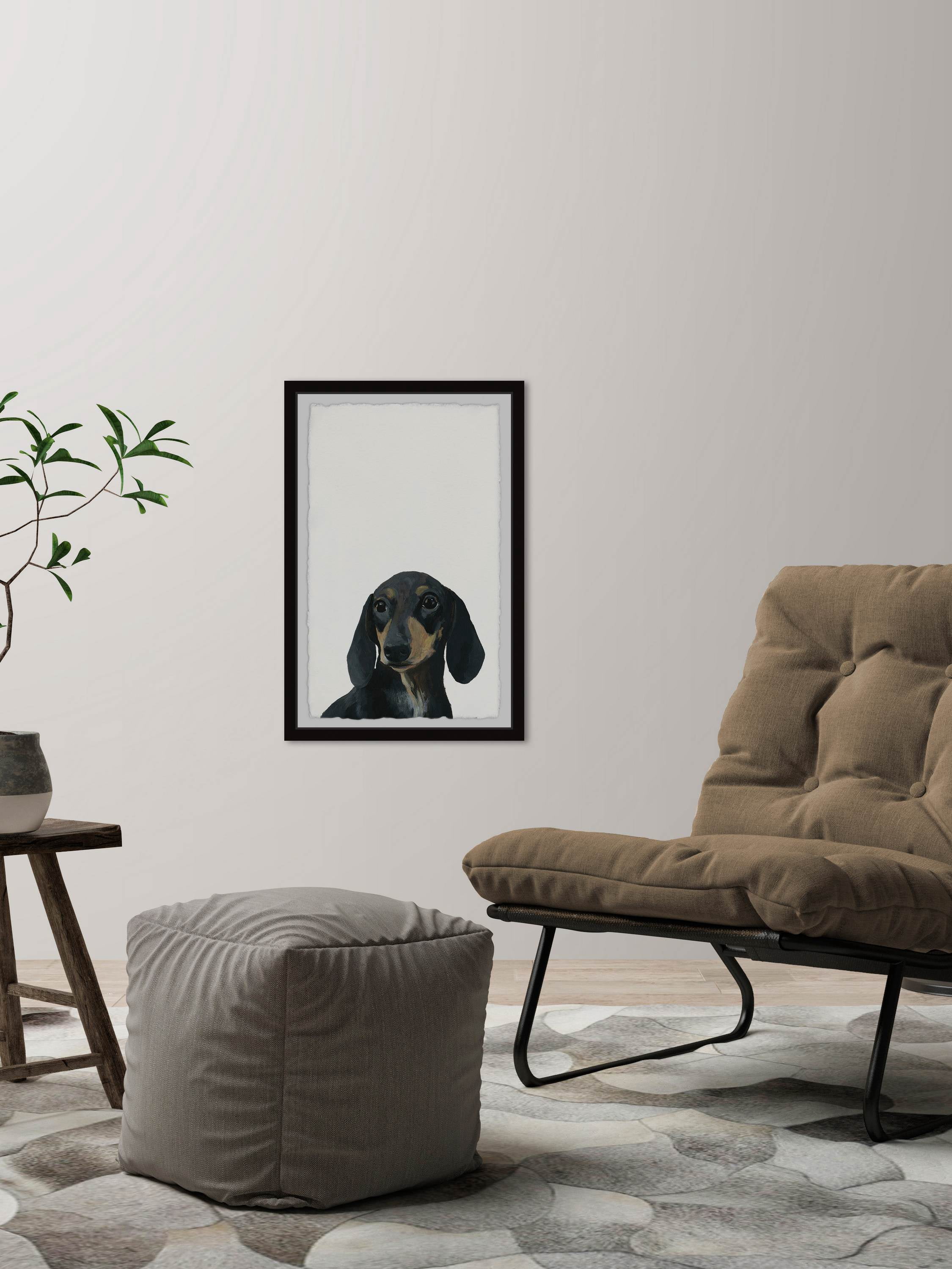 Marmont Hill "Attractively Plain" Framed Painting Art Print, 30.00" x 1.50"