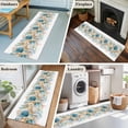 thumbnail image 5 of Beach Coastal 2'x6' Runner Rugs for Hallway Kitchen Bedside Non Slip Washable, Nautical Shell Starfish Coral Summer Entryway Rug Runners with Rubber Backing, Long Carpet Runner for Laundry Room, 5 of 8