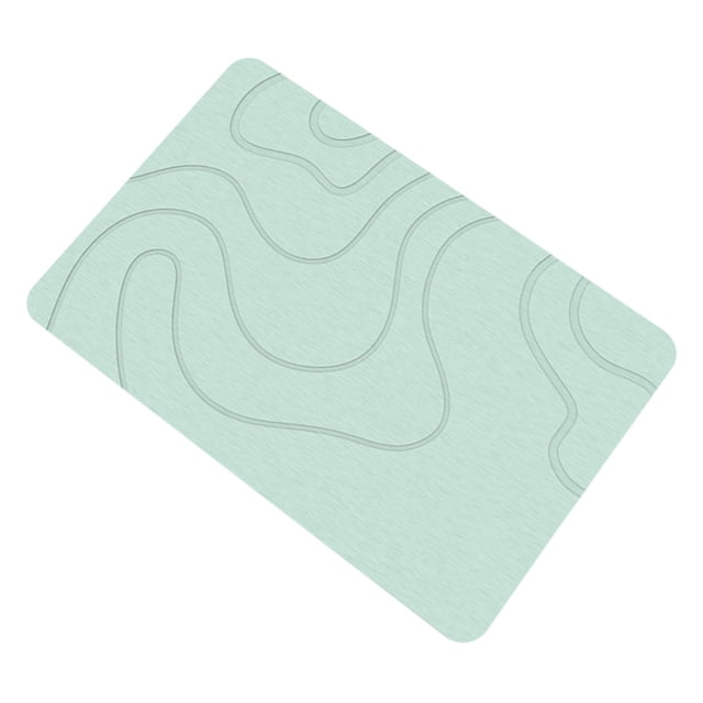 Leodye 1PCS Rubber Bath mats Quick-Drying Non-Slip Bathroom mat Super Absorbent Bath mat Instant Dry Bath mat, Bathroom Rug in Front of the Kitchen Sink, Shower Room -23.6*15.4IN