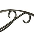 thumbnail image 7 of Achla Designs Wrought Iron Scroll Bracket, Black, 23", 7 of 7