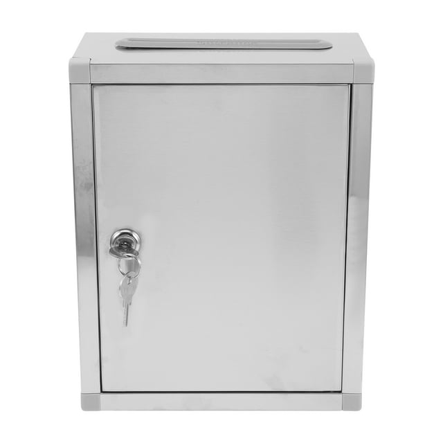 MasteelfCA Stainless Steel Suggestion Letter Box Complain Letter Box Public Letter Box Report Box