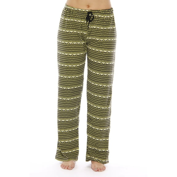 Just Love Women Pajama Pants / PJs / Sleepwear (Boho Geo, Small)