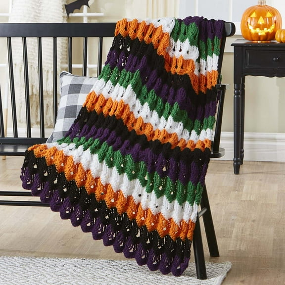 Herrschners® Happy Haunting Afghan Crochet Kit