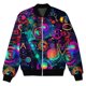thumbnail image 3 of Nueva chaqueta con estampado de grafiti divertido en 3D para hombre y mujer, estilo callejero Harajuku Hip Hop, abrigo informal con cuello alto y cremallera, sudadera, chaqueta, tops, 3 of 5