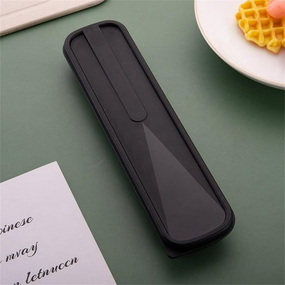 Simple Cutlery Box Easy To Clean 53.8g Household Storage Collection Utensils Cutlery Storage Box Portable 3 Colors Cutlery Box Black