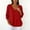 Red, variant on Liuinsasek Womens Winter V Neck Knitted Sweater Fashion Casual Basic Solid Lightweight Soft Basic Casual Pullover Top for Spring Fall Winter