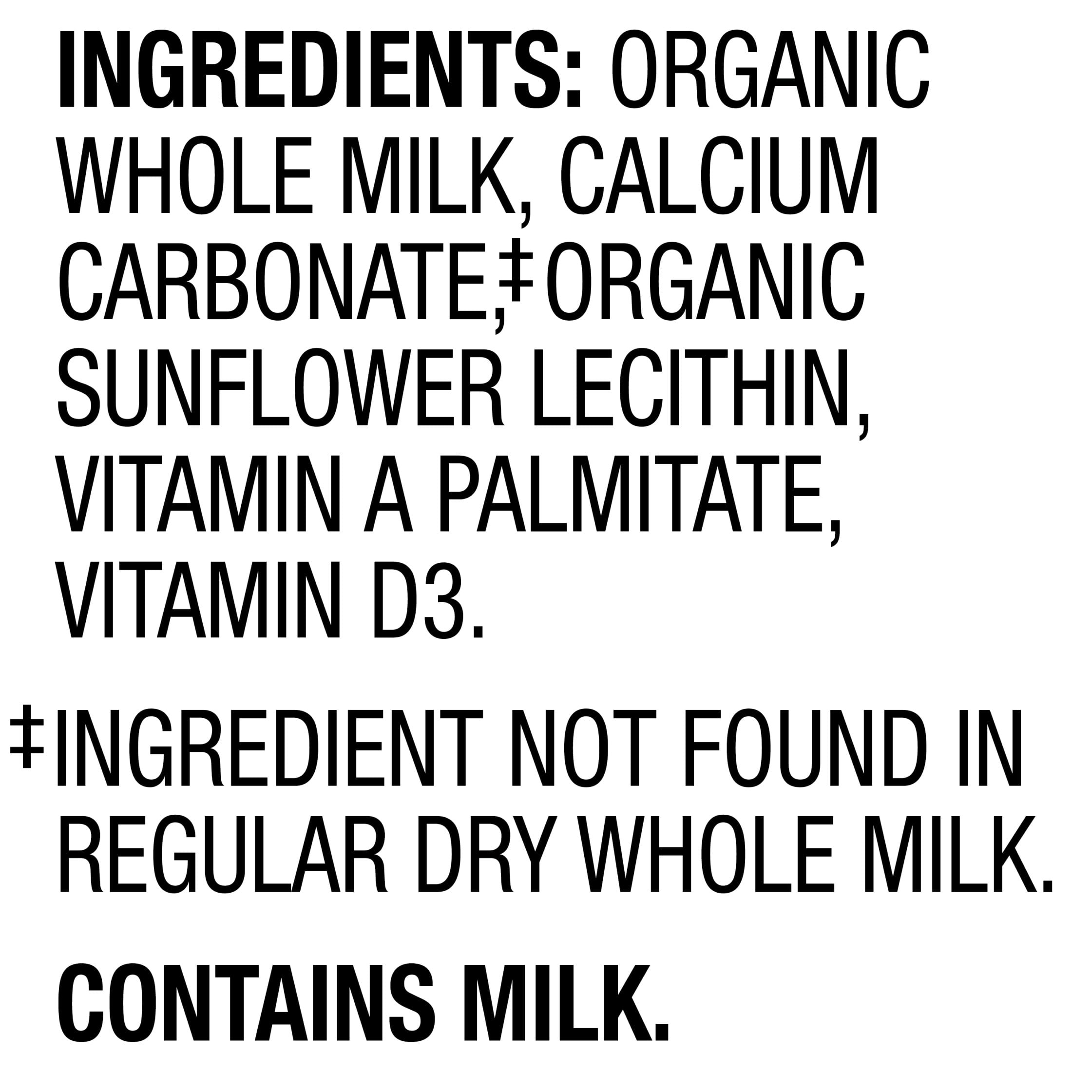 Horizon Organic Instant Dry Whole Milk Powder Canister, 30.6 oz