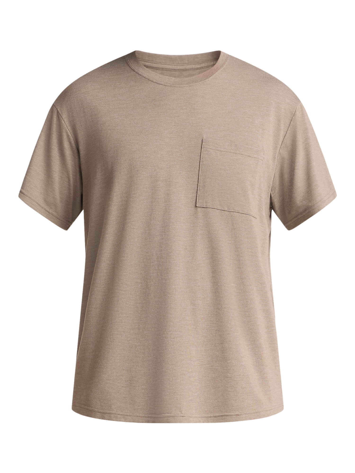 Athletic Works Men’s Tri-Blend Pocket Tee, Sizes XS-4XL
