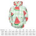 thumbnail image 2 of Watermelon Slices Pattern 3d Sweatshirts Hoodie Fashion Casual Personality Men's Women Street Hoodie Pullovers Long Sleeve Comfortable Top, 2 of 6